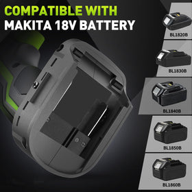 WorkBless built-in LED light illuminates dark wheel wells and engines.