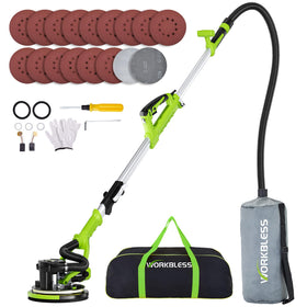 WorkBless drywall sander 1050W motor for fast surface prep.