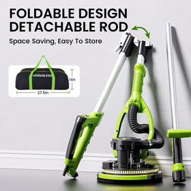 WorkBless 3-in-1 dust system captures over 95% of debris for cleaner work.