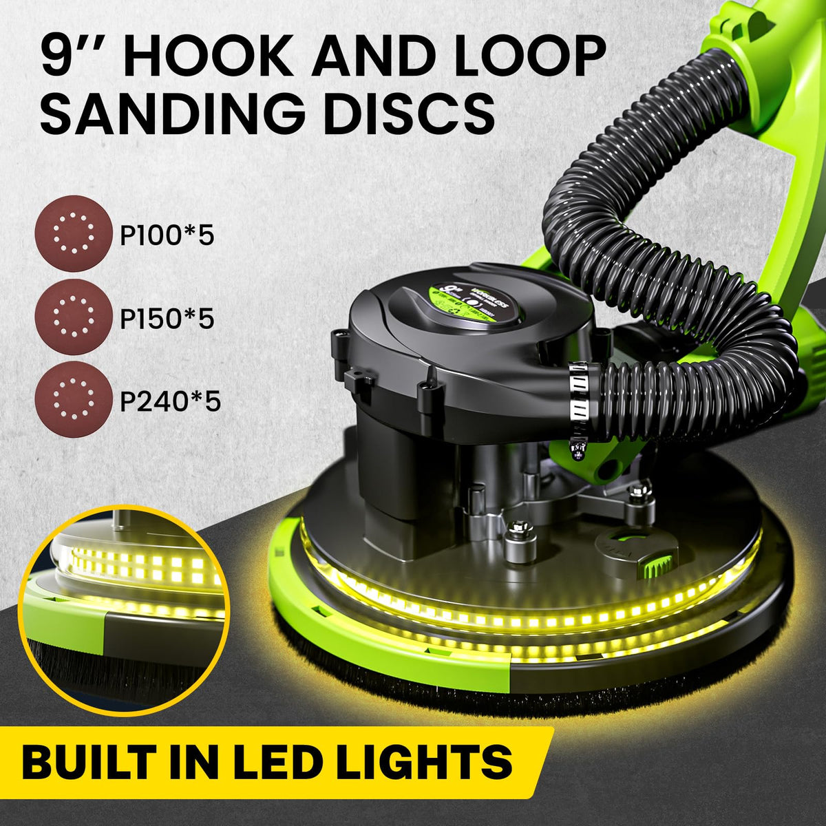 WorkBless removable edge feature enables access to tight gaps and edges.