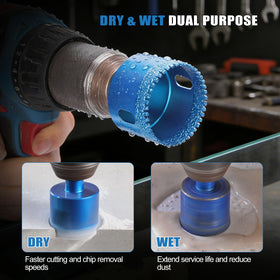 WORKEASE dry and wet cutting capability for versatile projects