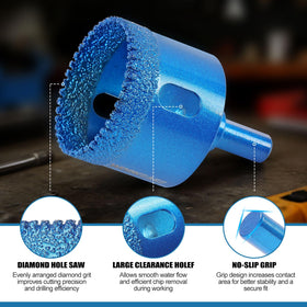 WORKEASE storage bag keeps diamond bits organized