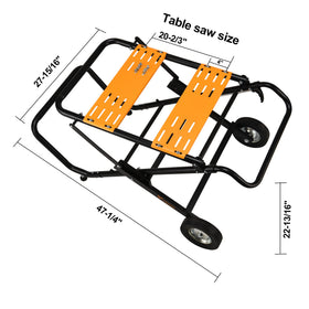 Workess heavy-duty steel frame provides rock-solid stability during cuts.