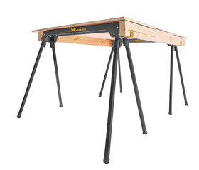 WORKESS folding design enables storage in tight workspaces.