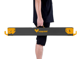 WORKESS sawhorses 2600lbs-total-capacity across both units.