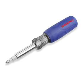 WORKPRO 11-in-1 screwdriver set in use for on-the-go repairs