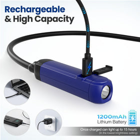 WORKPRO built-in 1200mAh battery powers long use sessions.