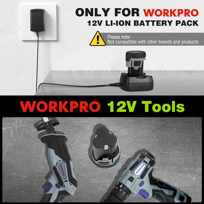 WorkPRO charger base connection for secure charging