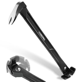 WORKPRO 13-inch nail puller with rocking head for easier carpentry nail removal.