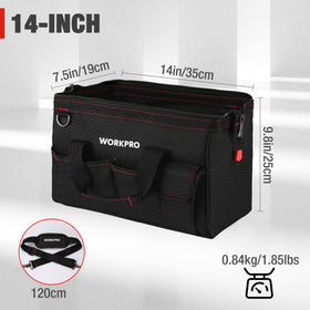 WORKPRO interior layout shows spacious storage for organized tools.