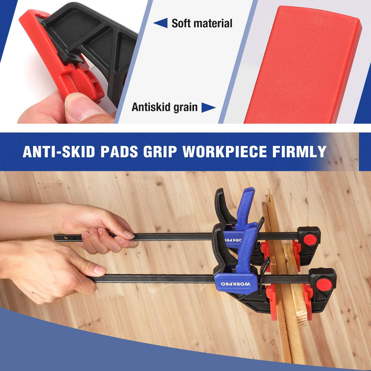 WORKPRO 2-pack shown for convenient storage and quick setup