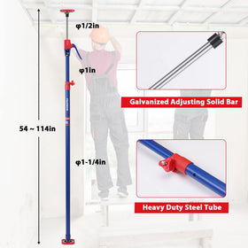 WORKPRO 3rd-hand support pole with rotating head for precise positioning.