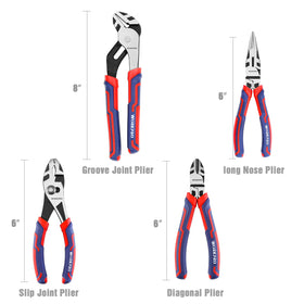 WORKPRO diagonal cutting pliers delivering clean cuts on wires