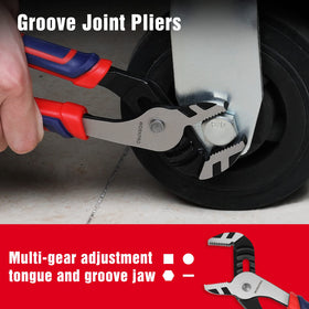 WORKPRO red handle pliers for quick tool identification