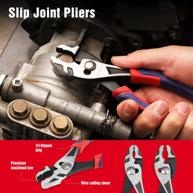 WORKPRO slip joint pliers suitable for adjustable clamping