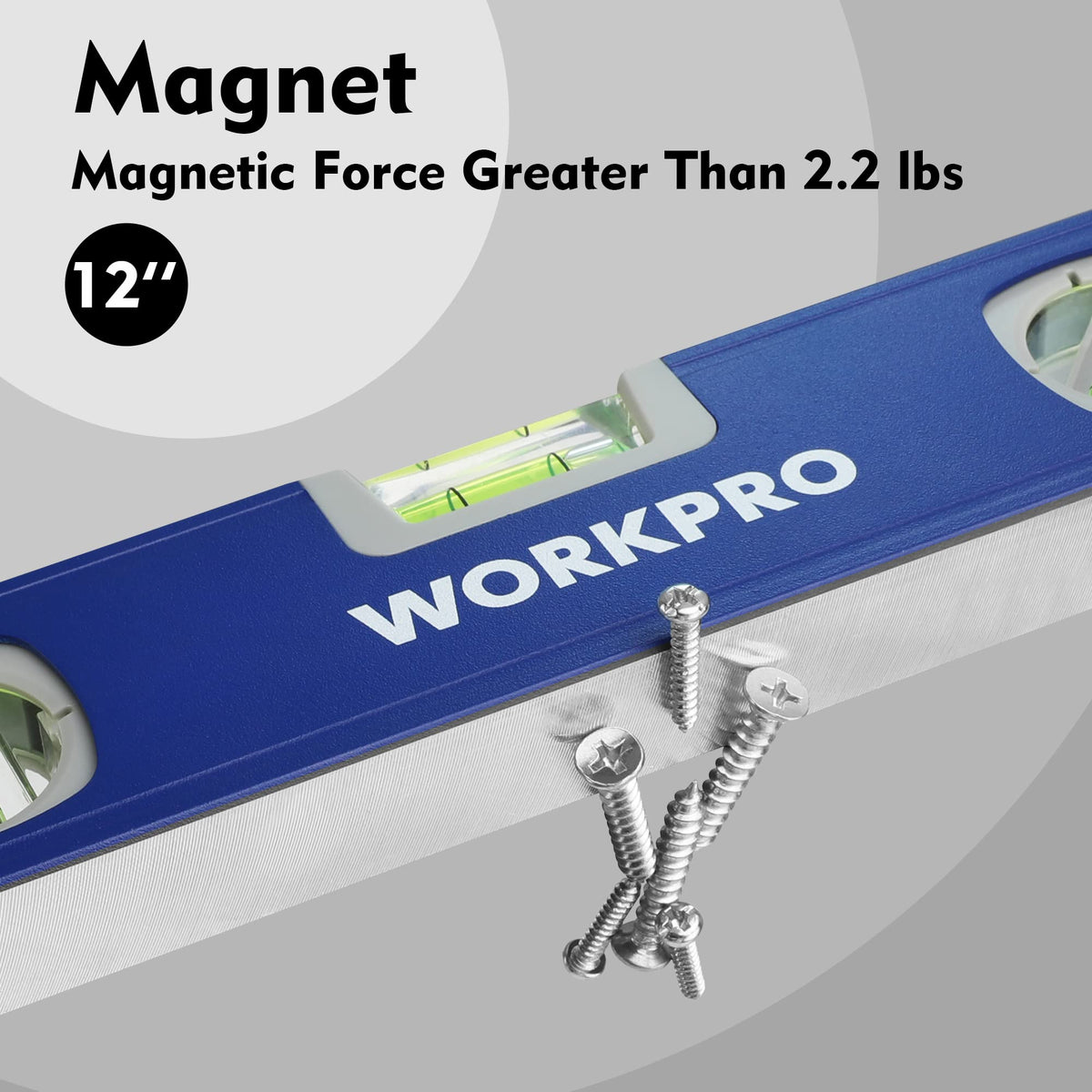 Workpro 40-inch open-top level for quick above-view readings in confined areas