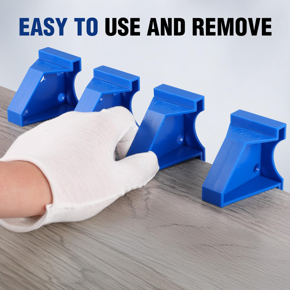 Workpro spacers measure 2.48 by 2.36 inches for versatile layouts.