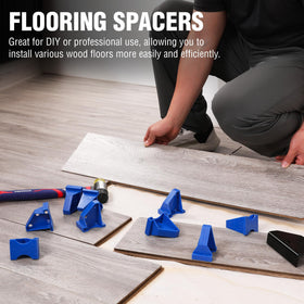 Workpro spacers are durable ABS plastic for repeated use.