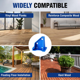 Workpro spacers suit both DIY projects and professional floor installations.