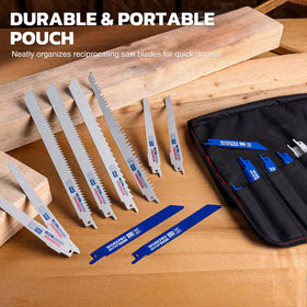 WORKPRO 4-inch thin metal blades 24TPI offer fast metal cuts in tight spaces.