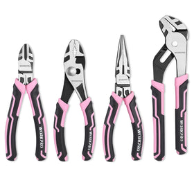 WORKPRO 4-Piece Pliers Set long nose pliers offering precise gripping for tasks