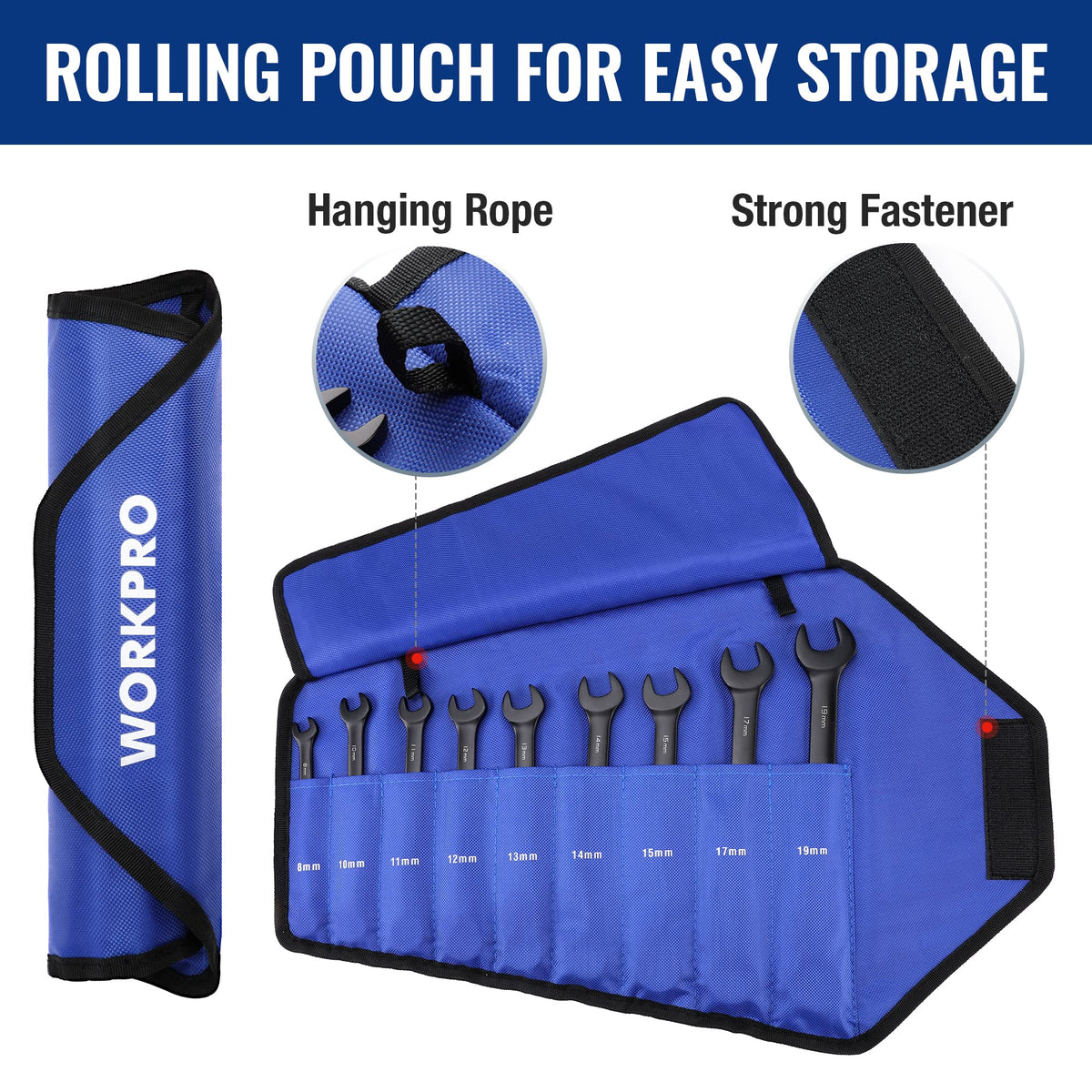 WORKPRO 5-degree swing helps tighten bolts in cramped spaces