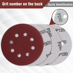 WORKPRO 120-grit sanding disc for fine surface smoothing