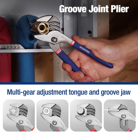 WORKPRO 6-inch linesman pliers close-up ideal for gripping and cutting tasks