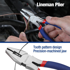 WORKPRO 6-inch long-nose pliers close-up for precise gripping