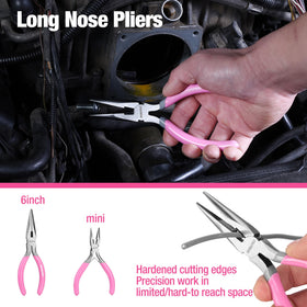 WorkPRO 6-inch diagonal pliers with clean cutting edges.