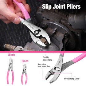 WorkPRO 7-inch linesman pliers ideal for cutting and twisting wires.