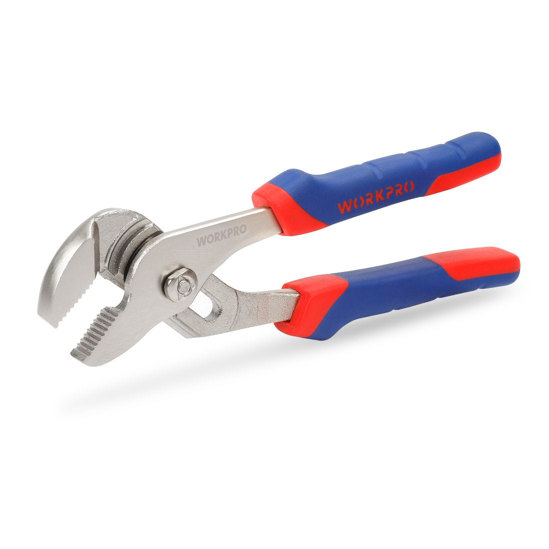 WorkPRO adjustable wrench 8-inch provides smooth tightening for nuts and bolts.