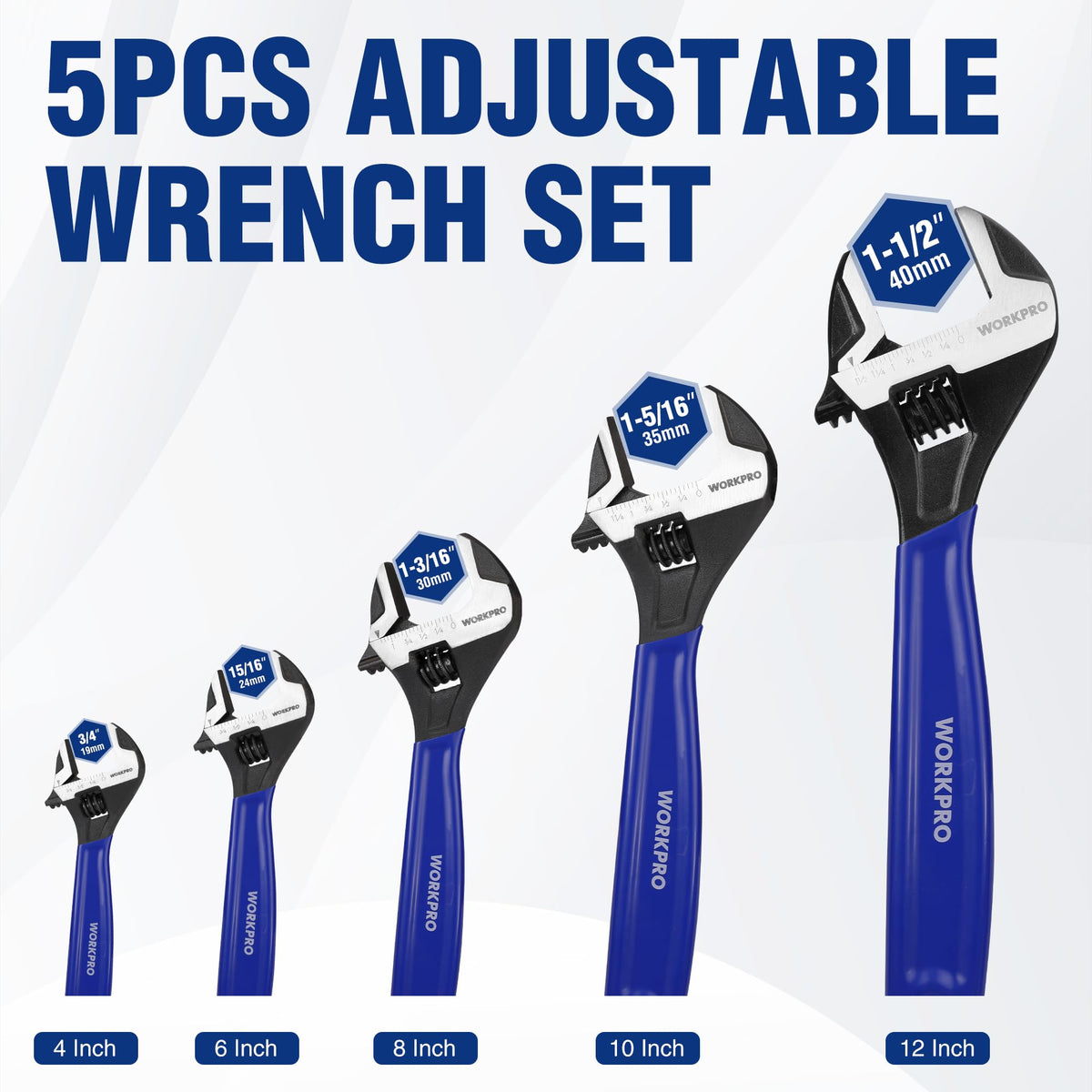 WORKPRO jaw-detail showing smooth adjustment mechanism