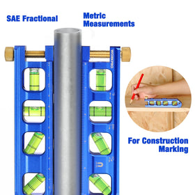 WORKPRO aluminum alloy level delivers lightweight durability for daily construction tasks.