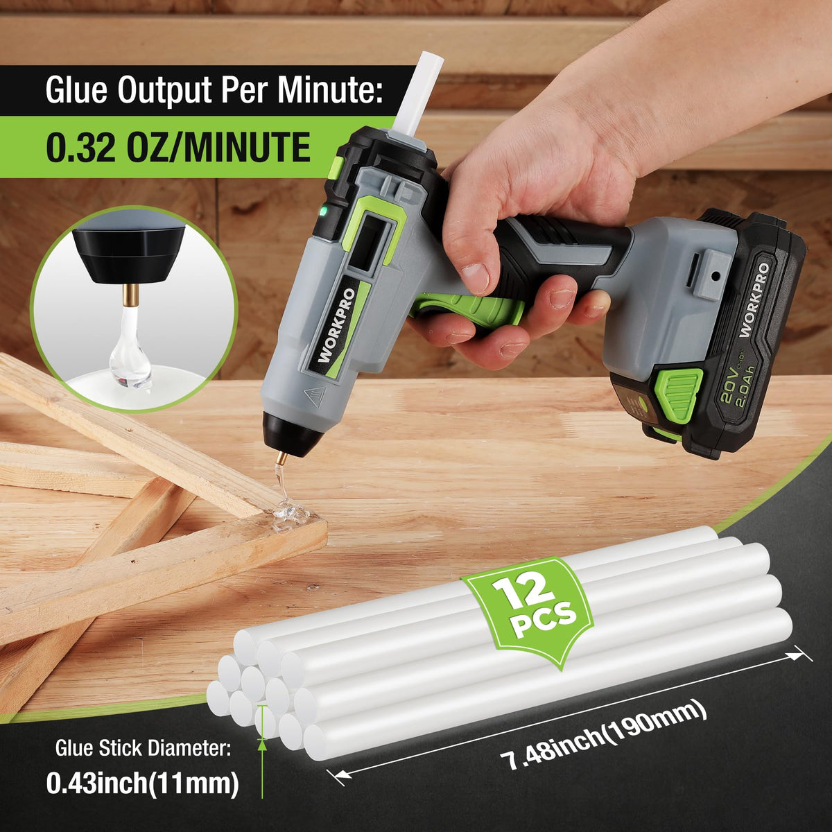 Anti-drip brass nozzle with silicone sleeve to prevent burns and mess.