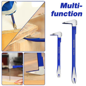 WORKPRO rust-resistant pry bar coated with anti-rust oil for durability.