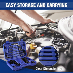 The WORKPRO set supports heavy-duty tasks in home, automotive, and bike projects.