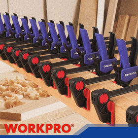 WORKPRO ergonomic handle with soft dipped grip for comfort