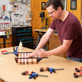 WORKPRO metal ratcheting mechanism provides controlled clamping pressure