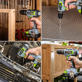 WORKPRO bits and accessories enable quick bit changes for diverse tasks.