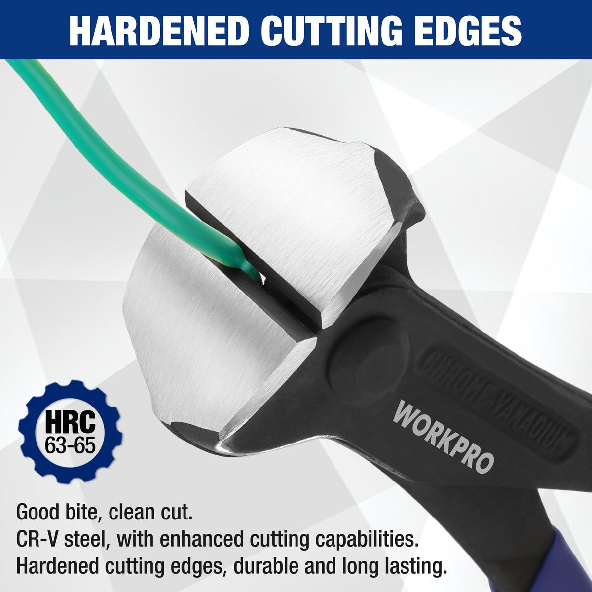 WORKPRO black finish chrome vanadium steel nail puller shown for durable DIY use