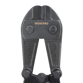 WorkPRO 24-inch bolt cutter shows lever-fulcrum design for extra leverage.