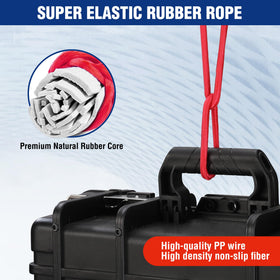 WORKPRO 40-inch bungee with hook for large loads and gear.