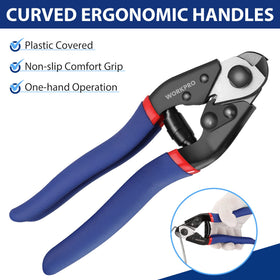 WORKPRO cable cutter safety lock keeps storage safe