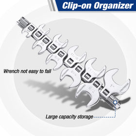 WORKPRO carbon steel crowfoot wrenches offer durable, reliable performance.