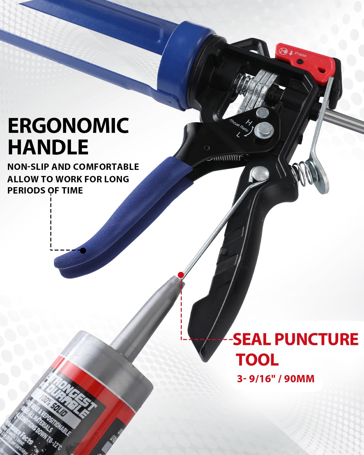 WORKPRO Caulking Gun using standard 10 oz cartridges