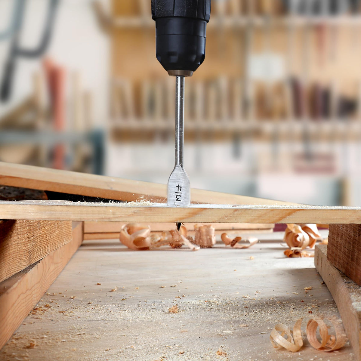 WORKPRO chip-removal design speeds drilling and reduces clogging