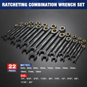 WORKPRO chrome vanadium steel wrenches for durable performance