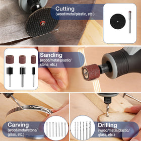 WorkPRO four collets ensure compatibility with a wide range of tools.