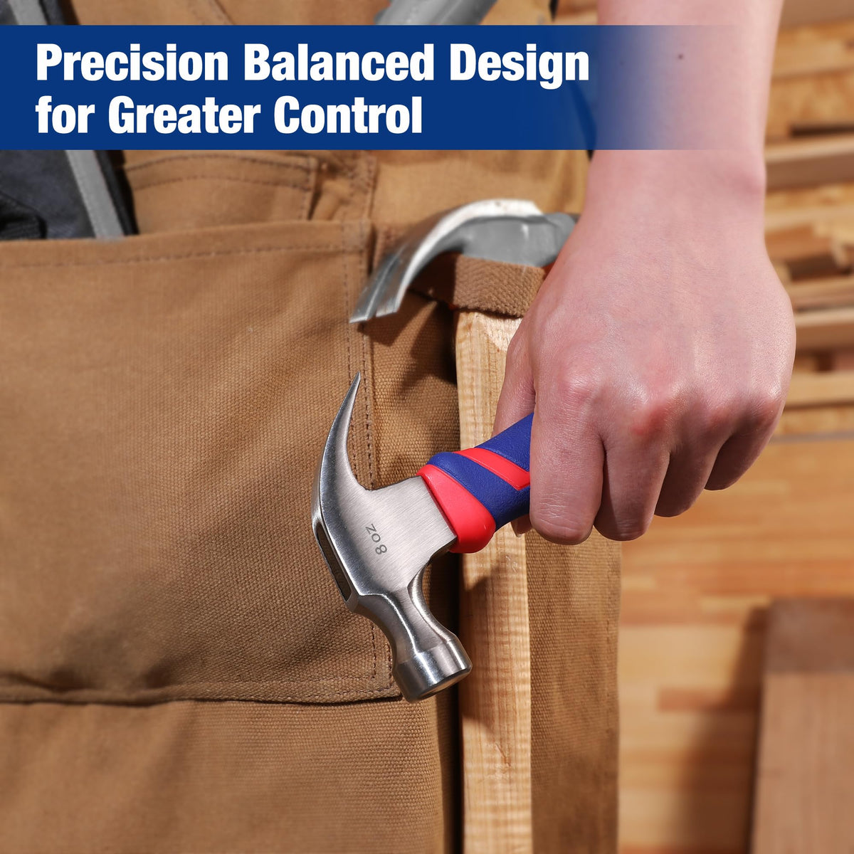 WORKPRO compact design and balanced weight offer easy one-handed control
